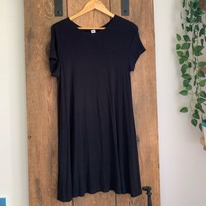 Black Old navy Tee Shirt dress